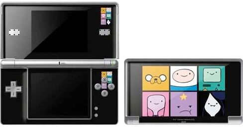 Skinit Skinit Gaming Gaming Skin متوافق مع DS Lite - تصميم بلاط أحرف Adventure Time المرخص in Saudi Arabia
