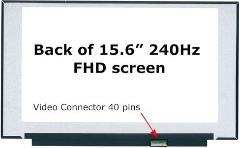 SCREENARAMA New Screen Replacement for MSI Delta 15 A5EFK MS-15CK (40pin 240Hz) FHD 1920x1080 IPS LCD LED Display with Tools and Tape in Saudi Arabia