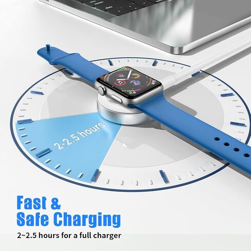 Apple Watch Fast Charger with USB C iPhone Charger Block Plug, Magnetic iWatch Charging Cable 6ft and Type C Charger for Apple Watch Series Ultra 2/Ultra/Series 9/8/7/SE/6/5/4/3 in Kuwait