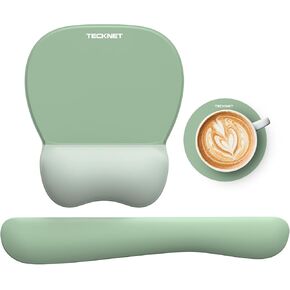 TECKNET Gel Ergonomic Mouse Pad & Keyboard Wrist Rest & Coaster in Saudi Arabia