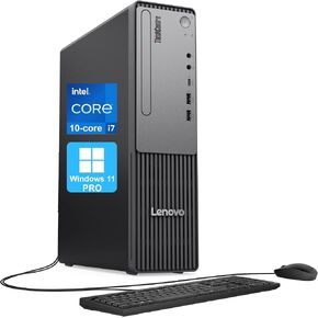 كمبيوتر مكتبي Lenovo ThinkCentre Neo 30s Gen 5 SFF، معالج Intel Core i7-13620H، 32 جيجا DDR5، 1 تيرابايت SSD، HDMI + VGA، Wi-Fi، RJ-45، USB-C، لوحة مفاتيح وماوس سلكية، Windows 11 Pro in Kuwait