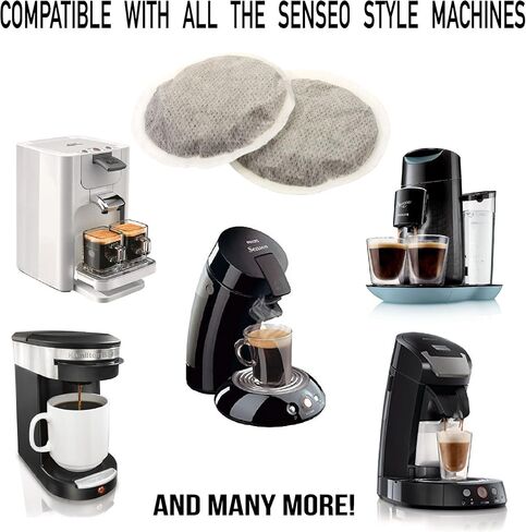 Italian Coffee For Espresso Lovers Italian Coffee pads compatible with Senseo (Vigorous, 180 Pads) in Saudi Arabia