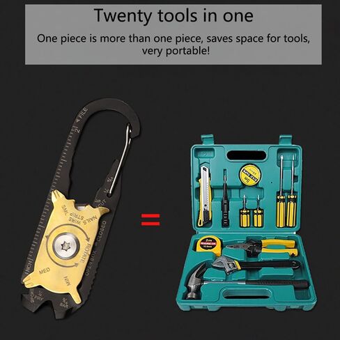 20 في 1 عجلة متعددة الأداة الوظيفية أداة مفك مفك مفك مفك البراغي في الهواء الطلق محمولة ، أصفر ، أصفر in Saudi Arabia