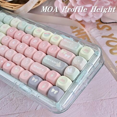 Custom Keyboard Keycaps,MOA Profile Halloween-Themed Keycaps PBT Dye-Sublimation 129 Keys Full Size Key Caps Set for Cherry MX Switches Mechanical Gaming Keyboard DIY (Purple-Witch) in Saudi Arabia