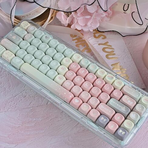 Custom Keyboard Keycaps,MOA Profile Halloween-Themed Keycaps PBT Dye-Sublimation 129 Keys Full Size Key Caps Set for Cherry MX Switches Mechanical Gaming Keyboard DIY (Purple-Witch) in Saudi Arabia