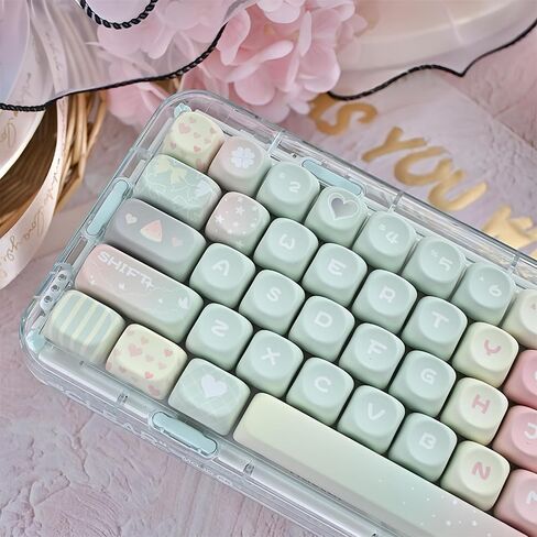 Custom Keyboard Keycaps,MOA Profile Halloween-Themed Keycaps PBT Dye-Sublimation 129 Keys Full Size Key Caps Set for Cherry MX Switches Mechanical Gaming Keyboard DIY (Purple-Witch) in Saudi Arabia