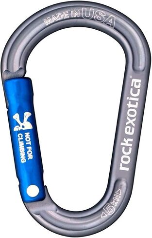 RockX Accessory Carabiner - Lightweight 5kN Aluminum Carabiner for Gear, Tools, and Accessories – Made in The USA in Saudi Arabia