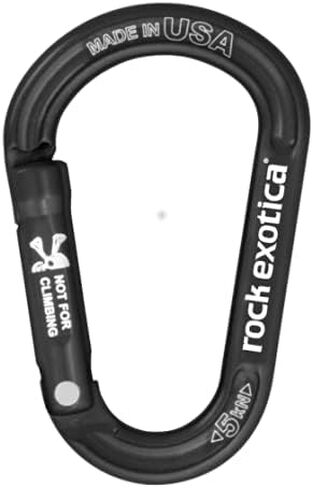 RockX Accessory Carabiner - Lightweight 5kN Aluminum Carabiner for Gear, Tools, and Accessories – Made in The USA in Saudi Arabia