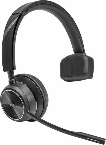 Poly Savi 7410 Office Monaural Microsoft Teams Certified DECT 1920-1930 MHz Headset - Microsoft Teams Certification - Mono - Wireless - Bluetooth/DECT - 590 ft - Over-the-head, On-ear - Monaural - Sup in Kuwait