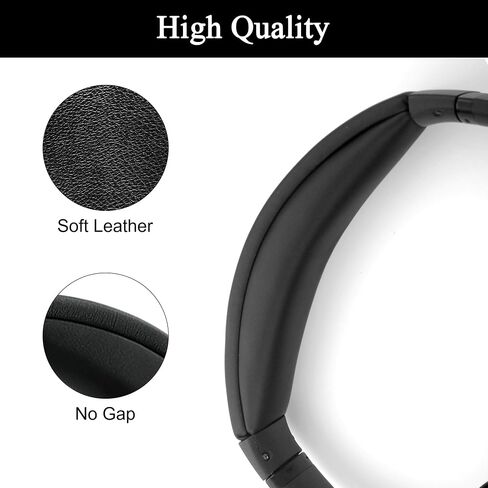 استبدال عصابة الرأس لـ Bose QuietComfort 35 - Snap on Design Parts لـ QC45 QC35II QC35 السلكية واللاسلكية ، التثبيت السريع (الأسود) in Kuwait