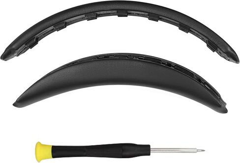استبدال عصابة الرأس لـ Bose QuietComfort 35 - Snap on Design Parts لـ QC45 QC35II QC35 السلكية واللاسلكية ، التثبيت السريع (الأسود) in Kuwait