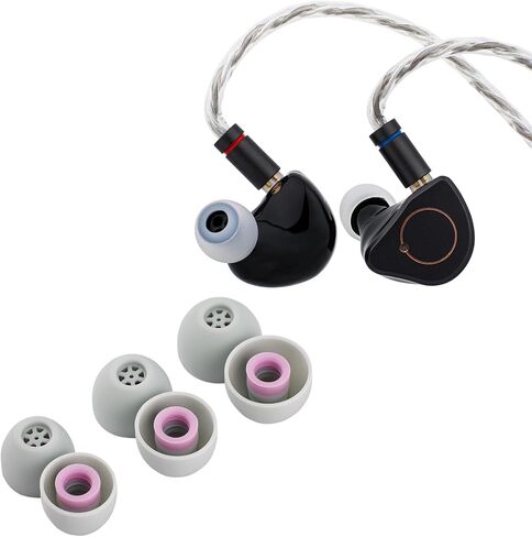 Linsoul Simgot Supermix 4 1DD+1BA+1PLANAR+1PZT برامج تشغيل أذن هجينة أذني نصائح الأذن المرنة استبدال SILICONE IEM TIPS in Kuwait