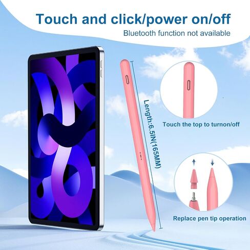 قلم رصاص لنظام Android Fire Max 11 Pen ، Fire HD 10/8/7 Stylus ، Pens Touch Screen Pen (Black) in Saudi Arabia