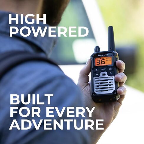 Midland T290VP4 GMRS عالية الطاقة ثنائية الاتجاه | اتصال طويل المدى مع 36 قناة و 121 رموز الخصوصية | تصميم متين ، مقاوم للماء للمغامرات في الهواء الطلق in Kuwait