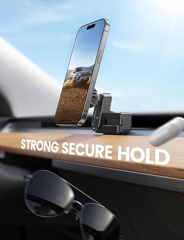 Lamicall for Tesla Phone Mount Holder [Strongest Magnet Power] for Tesla Model 3 Y Car Accessories fits iPhone 16 15 14 Pro Max Plus [ONLY FIT for 2017-2022 Model 3, 2020-2023 Model Y] in Saudi Arabia