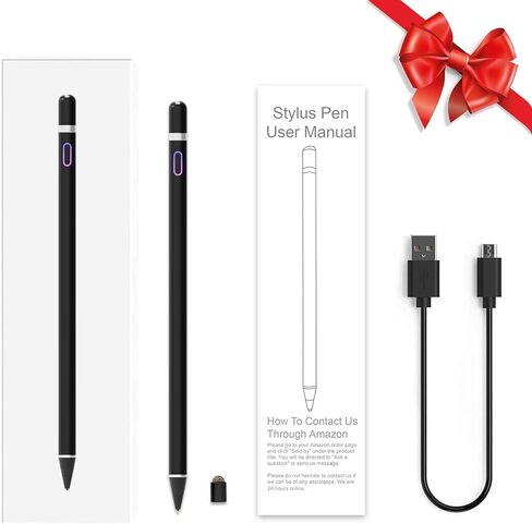 قلم الأسلوب لـ iPad - Active Stylus متوافق مع iPad Pro 9.7/10.5/11/12.9 ، iPad 4/5/6/7/8/9 GEN in Saudi Arabia