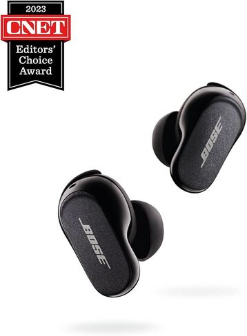 Bose QuietComfort Earbuds II, Wireless, Bluetooth, World’s Best Noise Cancelling In-Ear Headphones with Personalized Noise Cancellation & Sound, Triple Black (Renewed) in Kuwait