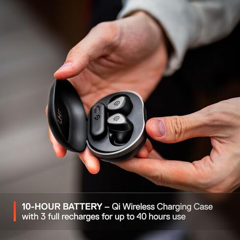 steelseries arctis gamebuds لـ PlayStation/PC/Switch/Mobile - 2.4 جيجا هرتز + Bluetooth 5.3 سماعات الأذن - إلغاء الضوضاء النشطة - IP55 مقاومة للماء - أسود (متجدد) in Saudi Arabia