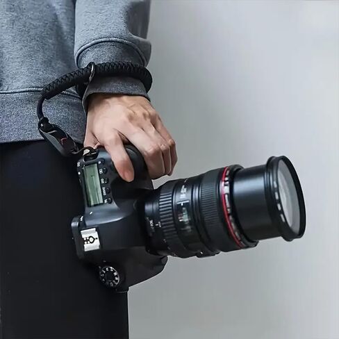 حزام معصم للكاميرا DSLR/Mirrorless - حزام يدوي سريع الإصدار مع موصل أكثر أمانًا | الحبل المعصم القابل للتعديل in Saudi Arabia