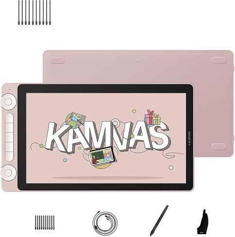 Huion Kamvas 13 (Gen 3) رسم قرص مع الشاشة و 10 حزمة بديل محس in Saudi Arabia