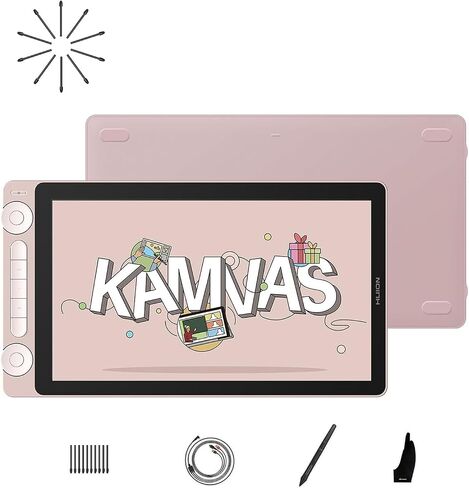 Huion Kamvas 13 (Gen 3) رسم قرص مع شاشة و 10 حزمة استبدال NIBS PN06 in Saudi Arabia
