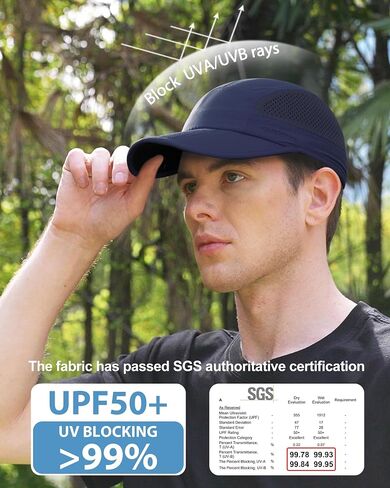 GADIEMKENSD Mens Folding Outdoor Hat Long Brim UPF 50+ Sun Protection in Kuwait