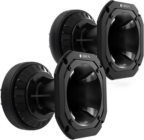Orion XTR Series XDK300 عالية الأداء 3 "مجموعة سائق الضغط مع القرن - 1200W كحد أقصى ، 300W RMS ، 8 أوم ، الحجاب الحاجز بوليميد - أنظمة مكبر الصوت Pro Car (2 قطعة) in Kuwait
