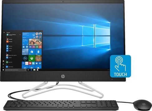 HP 24-df1527c 23.8-inch FHD Touchscreen All-in-One Intel Core i5-1135G7 2.40GHz 8GB RAM 512GB SSD Wi-Fi Bluetooth Webcam Windows 11 Home (Renewed) in Saudi Arabia