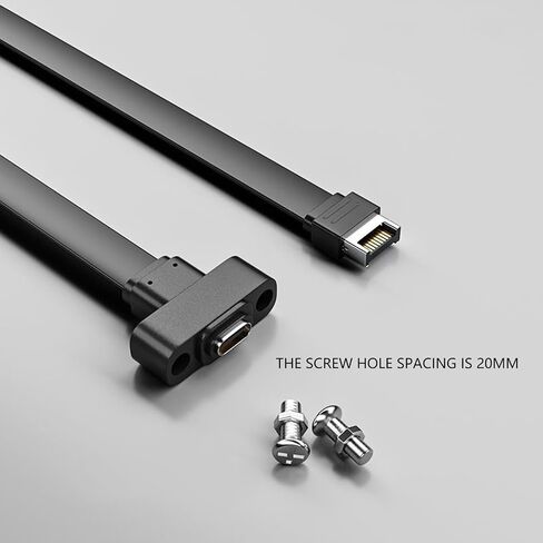USB 3.1 Typee to -type C Cable Front Plane Cable 10Gbps typee typee to cable cable مع ثقوب المسمار in Kuwait