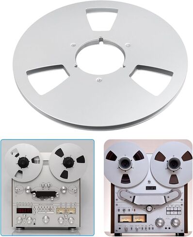 10inch Aluminum Alloy Reel for 1/4" Reel to Reel Tape Recorders 3 Hole Flanges Opening Machine Part in Saudi Arabia