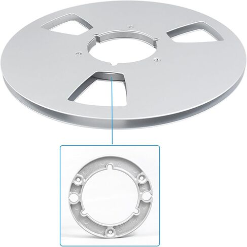 10inch Aluminum Alloy Reel for 1/4" Reel to Reel Tape Recorders 3 Hole Flanges Opening Machine Part in Saudi Arabia
