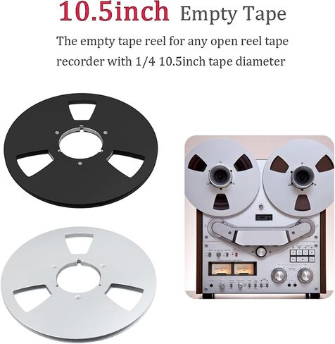 10inch Aluminum Alloy Reel for 1/4" Reel to Reel Tape Recorders 3 Hole Flanges Opening Machine Part in Saudi Arabia