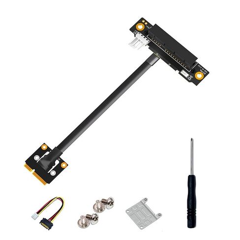 Miniature PCIe to 1X 4X 8X 16X Wireless Networking Card Sound Card Connection Miniature PCIE to PCIE Extension Cable in Kuwait