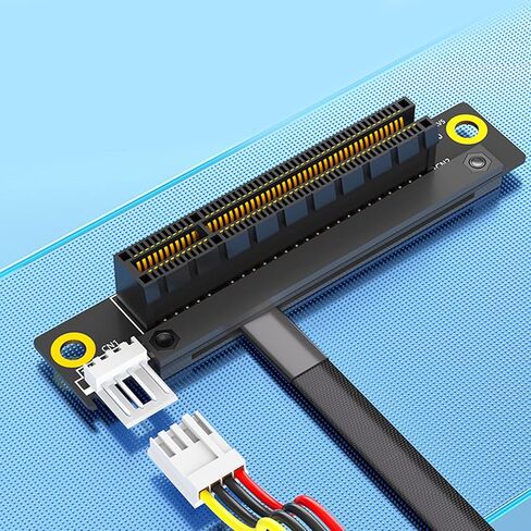 Miniature PCIe to 1X 4X 8X 16X Wireless Networking Card Sound Card Connection Miniature PCIE to PCIE Extension Cable in Kuwait