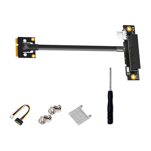 Miniature PCIe to 1X 4X 8X 16X Wireless Networking Card Sound Card Connection Miniature PCIE to PCIE Extension Cable in Kuwait