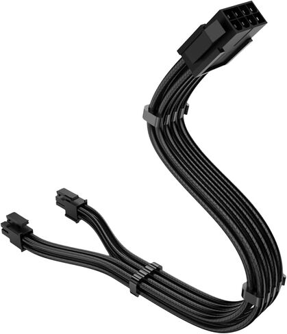 Color CPU 8pin to 4+4pin Detachable Male Extension Cable 11.8inch for Motherboards Power Supplies CPU 8Pins Cord in Saudi Arabia