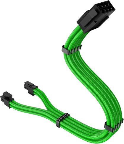 Color CPU 8pin to 4+4pin Detachable Male Extension Cable 11.8inch for Motherboards Power Supplies CPU 8Pins Cord in Saudi Arabia