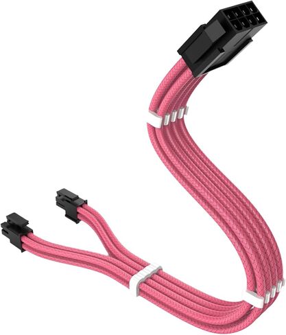 Color CPU 8pin to 4+4pin Detachable Male Extension Cable 11.8inch for Motherboards Power Supplies CPU 8Pins Cord in Saudi Arabia