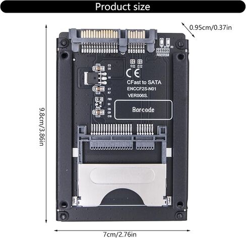Fast Speed to SATA3.0 22Pin Card Reader Adapter 2.5" Socket for PC Laptop Hard Drives Expansion in Saudi Arabia