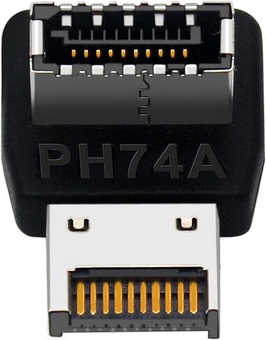 90 درجة USB النوع E محول USB 3.1 لوحة موصلات داخلية الأمامية محول 10 جيجابت في الثانية PH74A/PH74B تثبيت in Kuwait