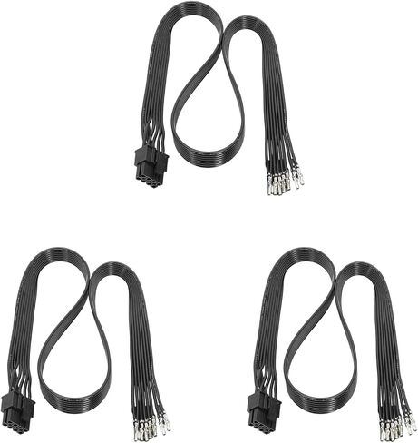 High Efficiency 8Pin (6+2) Male PCIe Cable Male PCIExpress Power Cable for Graphics Card Tinned Metal Cores Wire in Saudi Arabia
