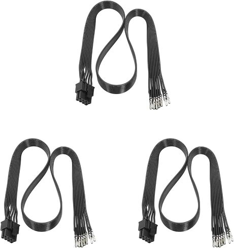 High Efficiency 8Pin (6+2) Male PCIe Cable Male PCIExpress Power Cable for Graphics Card Tinned Metal Cores Wire in Saudi Arabia