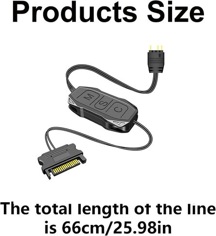 5V3Pin Light Controller 5V3Pin ARGB Controller for Desktop PC Quick Modes Switching Light Stripes Controller in Saudi Arabia