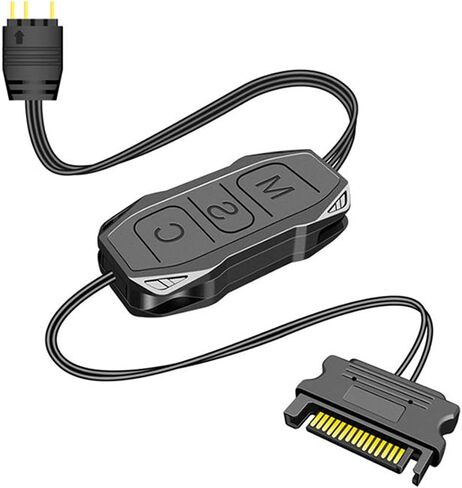 5V3Pin Light Controller 5V3Pin ARGB Controller for Desktop PC Quick Modes Switching Light Stripes Controller in Saudi Arabia