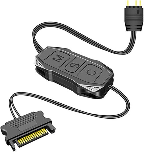 5V3Pin Light Controller 5V3Pin ARGB Controller for Desktop PC Quick Modes Switching Light Stripes Controller in Saudi Arabia