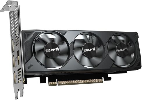 Gigabyte Geforce RTX 5050 OC بطاقة رسومات منخفضة 8G-8GB GDDR6 ، 128 بت ، PCI-E.0 ، 2587 ميجا هرتز ، 2 X DP ، 2 X HDMI ، NVIDIA DLSS 4 ، GV-N5050OC-8GL in Saudi Arabia