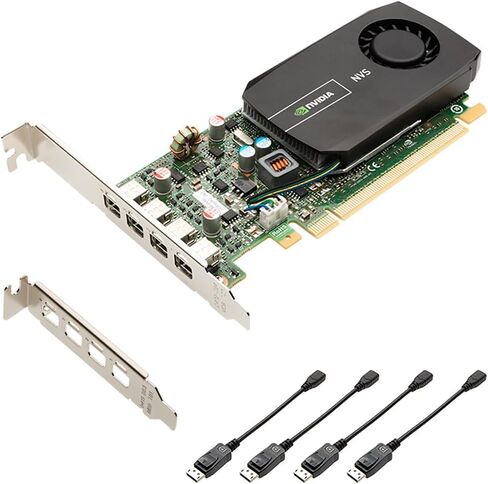 PNY Technologies VCNVS510DP-PB Quadro NVS 510 بطاقة رسومات (PCI-Express X16 ، مخرجات 4 شروط ، بطاقة LP) in Saudi Arabia