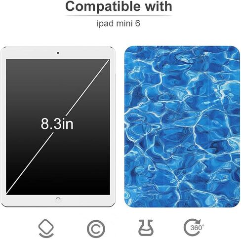 علبة مياه السباحة مع حامل القلم رفيع الوزن ثلاثي الأوزان متوافق مع iPad mini 4/5/6 mini4/5 （7.9in） in Kuwait