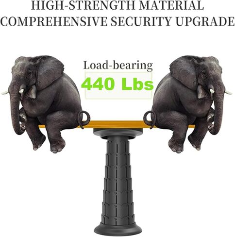 2025 Upgraded XXL Collapsible Stool with Cushion 20.4", 200Kg Max Weight, Wider & Taller Pop Up Seat, Heavy Duty Portable Retractable Folding Stool or Travel Foot Rest, Gift for Camping & Outdoors in Saudi Arabia