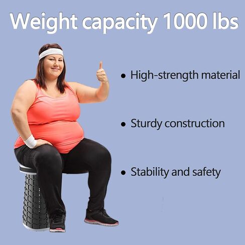 2025 Upgraded XXL Collapsible Stool with Cushion 20.4", 200Kg Max Weight, Wider & Taller Pop Up Seat, Heavy Duty Portable Retractable Folding Stool or Travel Foot Rest, Gift for Camping & Outdoors in Kuwait